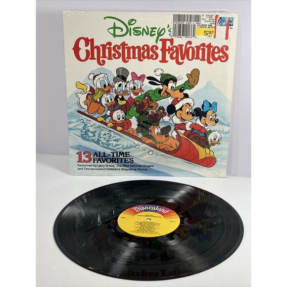 Vtg Disney's Christmas Favorites 33 LP 1979 Disneyland Records 2506 - Picture 1 of 10